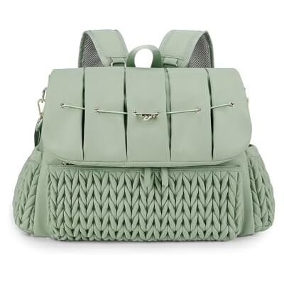 SONARIN Sac à langer convertible imperméable avec matelas à langer et bandoulière (vert) SONARIN Sac à langer convertible imperméable avec matelas à langer et bandoulière (vert)
