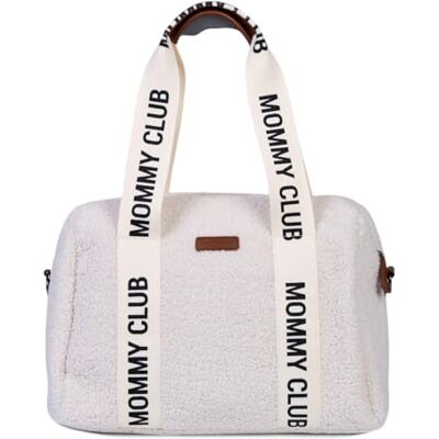 Childhome , Sac A Langer Bebe, Mommy Bag, Matelas a langer bebe Inclus, Nombreux Rangements, Attaches poussette, Bandoulière, Cuir Vegan, 22L, Mommy Club Signature, Teddy White Childhome , Sac A Langer Bebe, Mommy Bag, Matelas a langer bebe Inclus, Nombreux Rangements, Attaches poussette, Bandoulière, Cuir Vegan, 22L, Mommy Club Signature, Teddy White