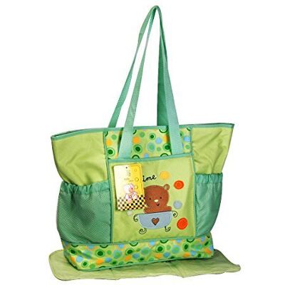 GMMH Sac à langer 2 pièces pour bébé Couleur : vert GMMH Sac à langer 2 pièces pour bébé Couleur : vert