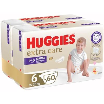 HUGGIES Couche-culotte Pants Elite Soft taille 6 (15-25 kg) 60 pièces HUGGIES Couche-culotte Pants Elite Soft taille 6 (15-25 kg) 60 pièces