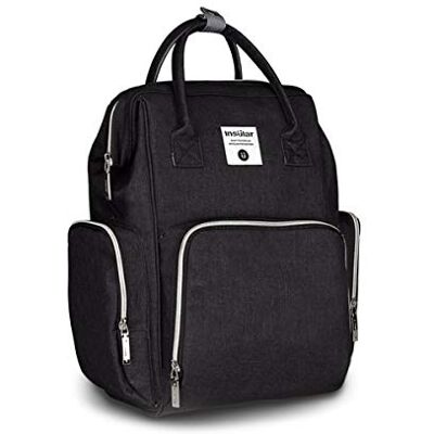 SONARIN Premium Sac à Dos à Langer Bébé étanche Avec Sangle de Poussette,Sac à Couches, Organisateur de Sac à Dos de Voyage Avec Des Sacs Isolés par Bouteille,Grande Capacité, élégant et Durable(Noir) SONARIN Premium Sac à Dos à Langer Bébé étanche Avec Sangle de Poussette,Sac à Couches, Organisateur de Sac à Dos de Voyage Avec Des Sacs Isolés par Bouteille,Grande Capacité, élégant et Durable(Noir)