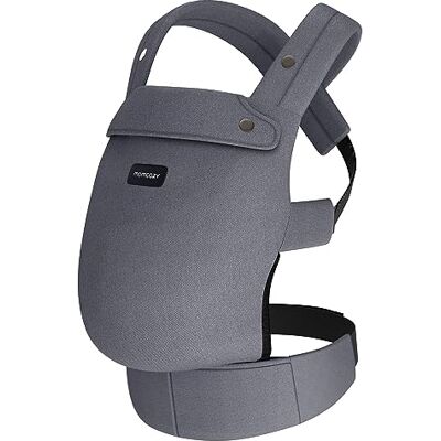 Momcozy Porte-bébé en 100 % coton gris Momcozy Porte-bébé en 100 % coton gris