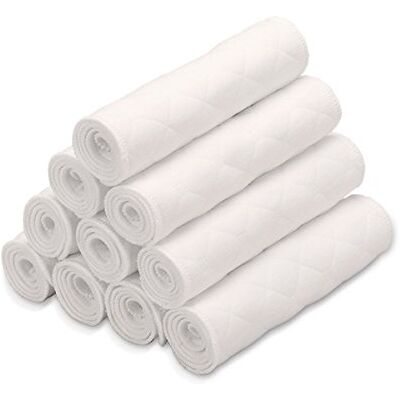 SONARIN Linges de Protection pour couche,Couche-culotte en tissu doux réutilisable Nappy Liners Super Absorbant Eau,Paquet de 20(3 layers) SONARIN Linges de Protection pour couche,Couche-culotte en tissu doux réutilisable Nappy Liners Super Absorbant Eau,Paquet de 20(3 layers)