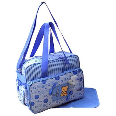 GMMH 2110 Sac à langer 2 pièces Sac à langer Sac à langer pour bébé Bleu GMMH 2110 Sac à langer 2 pièces Sac à langer Sac à langer pour bébé Bleu