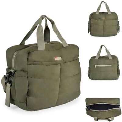Cangaroo , sac à langer Solana Matelas à langer Poches latérales Sac isotherme, coloris:verdoyant Cangaroo , sac à langer Solana Matelas à langer Poches latérales Sac isotherme, coloris:verdoyant
