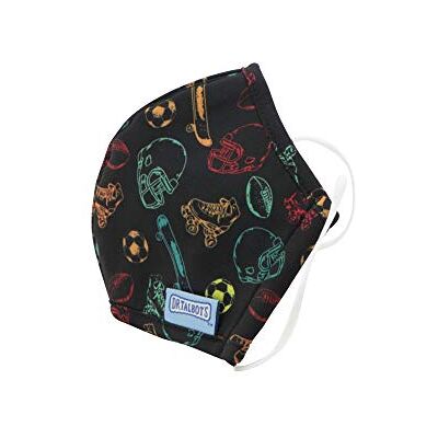 Nuby DrTalbots 3 couches masque pour enfants avec des élastiques doux, multicolore, 6-12 ans Nuby DrTalbots 3 couches masque pour enfants avec des élastiques doux, multicolore, 6-12 ans