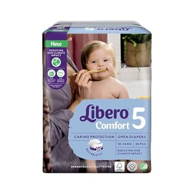 Libero Comfort 5 Couches bébé 10-14 kg (1 paquet de 24) Libero Comfort 5 Couches bébé 10-14 kg (1 paquet de 24)