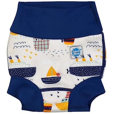 Splash About Happy Nappy Couche de Bain Réutilisable (0-3 Mois, Tug Boats) Splash About Happy Nappy Couche de Bain Réutilisable (0-3 Mois, Tug Boats)