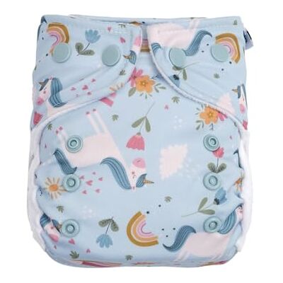 avo + cado avo+cado Cosy Couche-culotte en tissu pour nouveau-né de 3 à 7 kg, lavable, anti-fuite, avec polaire et poignets doubles, compatible avec les couches pré-pliées, en bambou et en gaze (licornes) avo + cado avo+cado Cosy Couche-culotte en tissu pour nouveau-né de 3 à 7 kg, lavable, anti-fuite, avec polaire et poignets doubles, compatible avec les couches pré-pliées, en bambou et en gaze (licornes)