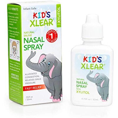 Xlear Spray Salin Naturel Xylitol pour Enfants – Hydratant Nasal Quotidien, 22 ml (Pack of 2) Xlear Spray Salin Naturel Xylitol pour Enfants – Hydratant Nasal Quotidien, 22 ml (Pack of 2)