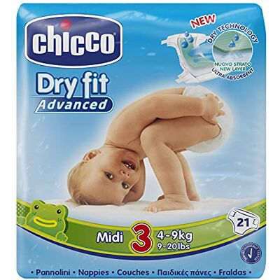 Chicco Dry Fit Advanced Set de 21 Couches Midi Taille 3 Chicco Dry Fit Advanced Set de 21 Couches Midi Taille 3
