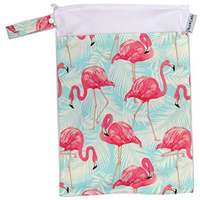 avo + cado Avo&Cado Sac nasal Duo (M) avec compartiment sec (flamant rose/blanc) avo + cado Avo&Cado Sac nasal Duo (M) avec compartiment sec (flamant rose/blanc)