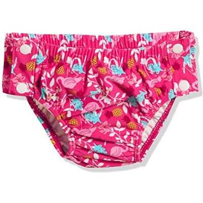 Playshoes Couche de bain pour bébé Protection UV Motif flamant rose, Flamant rose à boutonner, 62/68 Playshoes Couche de bain pour bébé Protection UV Motif flamant rose, Flamant rose à boutonner, 62/68