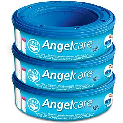 Angelcare Nappy Disposal System Recharge Cassettes Bleu Angelcare Nappy Disposal System Recharge Cassettes Bleu