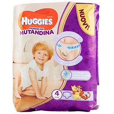 HUGGIES Pannolini Mutandina – Couche (enfant/fille, couches jetables, 9 kg, 14 kg, Multicolore, 15 pièces (s)) HUGGIES Pannolini Mutandina – Couche (enfant/fille, couches jetables, 9 kg, 14 kg, Multicolore, 15 pièces (s))