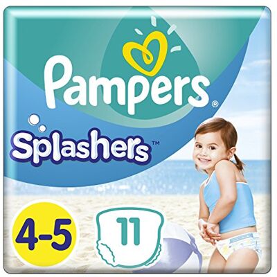 Pampers Splashers Zwemluiers Maat 4-5 (9-15 kg) 11 stuks Pampers Splashers Zwemluiers Maat 4-5 (9-15 kg) 11 stuks