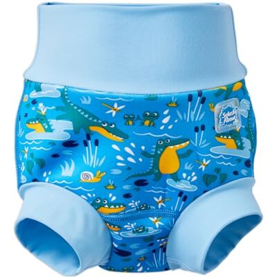Splash About Happy Nappy Couche de Natation, Crocodile Swamp, 12-24 Mois Splash About Happy Nappy Couche de Natation, Crocodile Swamp, 12-24 Mois