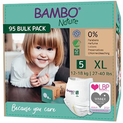 Bambo Nature Pantalon d'entraînement Taille 5-12 à 18 kg (Pack de 5 x 19UN) Bambo Nature Pantalon d'entraînement Taille 5-12 à 18 kg (Pack de 5 x 19UN)