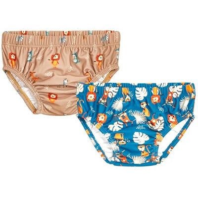 Playshoes Lot de 2 couches de bain unisexes pour bébé et tout-petit Playshoes Lot de 2 couches de bain unisexes pour bébé et tout-petit