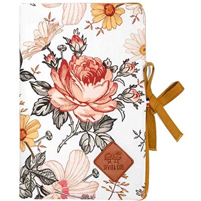 Sevira Kids Protège carnet de santé bébé en coton, Néo Vintage Sevira Kids Protège carnet de santé bébé en coton, Néo Vintage