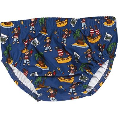 Playshoes Couche de bain pour bébé garçon UV-Schutz Windelhose Pirateninsel, Multicolore (Original 900), 62/68 cm Playshoes Couche de bain pour bébé garçon UV-Schutz Windelhose Pirateninsel, Multicolore (Original 900), 62/68 cm