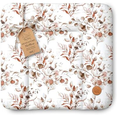 Totsy Baby Matelas à langer 72x75 cm Tapis à langer imperméable et lavable pour bébé, idéal pour le lit de bébé et la table à langer Feuilles Totsy Baby Matelas à langer 72x75 cm Tapis à langer imperméable et lavable pour bébé, idéal pour le lit de bébé et la table à langer Feuilles