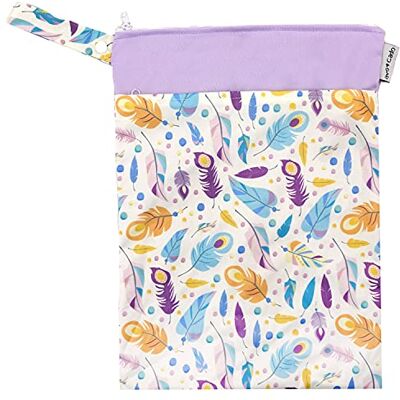 avo + cado Avo&Cado Duo Sac étanche avec compartiment étanche (Plumes/violet) Taille M avo + cado Avo&Cado Duo Sac étanche avec compartiment étanche (Plumes/violet) Taille M