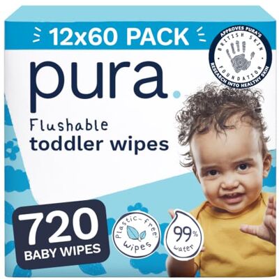 Pura Lingettes Jetables pour Bébé (10 Paquets de 70 Lingettes), 100% sans Plastique, Biodégradables, 99% d'Eau, Aloe Vera Bio, Végétalien, Convient aux Peaux Sensibles, Approuvées par la Sage-Femme Pura Lingettes Jetables pour Bébé (10 Paquets de 70 Lingettes), 100% sans Plastique, Biodégradables, 99% d'Eau, Aloe Vera Bio, Végétalien, Convient aux Peaux Sensibles, Approuvées par la Sage-Femme
