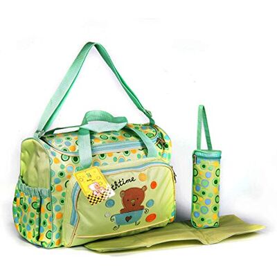 GMMH XXL 3 pièces bébé Couleur vert Sac À Langer Trousse D'entretien Sacs de couches Sac Bébé Voyage Sélection de la couleur GMMH XXL 3 pièces bébé Couleur vert Sac À Langer Trousse D'entretien Sacs de couches Sac Bébé Voyage Sélection de la couleur