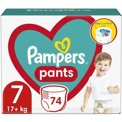 Pampers (Ancienne version), couches pour garçon/fille 7 74 pièces Pampers (Ancienne version), couches pour garçon/fille 7 74 pièces