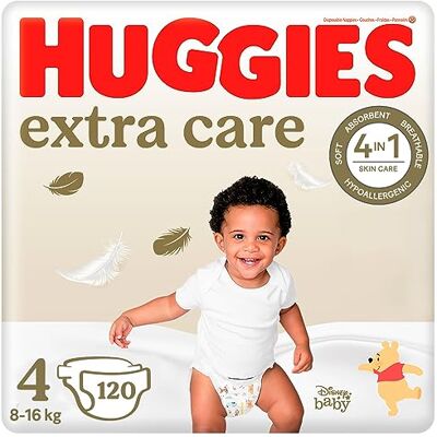 HUGGIES Couches Extra Care taille 5, (11-25 kg) 100 pcs. HUGGIES Couches Extra Care taille 5, (11-25 kg) 100 pcs.