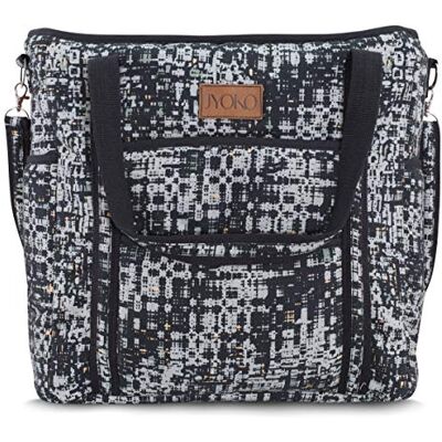 JYOKO Sac Poussette + Ancres + Poignée Longue Réglable Fabriqué en Dralon Hydrofuge Anti-taches Brooklyn JYOKO Sac Poussette + Ancres + Poignée Longue Réglable Fabriqué en Dralon Hydrofuge Anti-taches Brooklyn