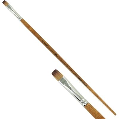 KUM 5125611 Wood Line Pinceau plat pour acrylique et huile Taille 8 Pour artiste, artiste KUM 5125611 Wood Line Pinceau plat pour acrylique et huile Taille 8 Pour artiste, artiste