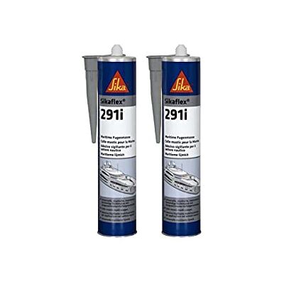 Ensemble de 2 colles mastic marines Sikaflex 291i - Gris - 300ml Ensemble de 2 colles mastic marines Sikaflex 291i - Gris - 300ml