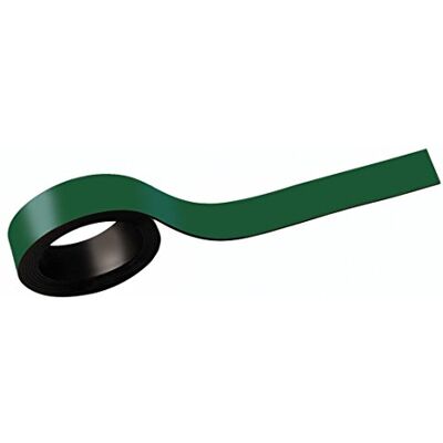 MAUL Bande magnétique verte 1 m lot de 2 inscriptible organisation claire, étiquetage facile, revêtement plastique, fixation sur supports métalliques, repères modulables MAUL Bande magnétique verte 1 m lot de 2 inscriptible organisation claire, étiquetage facile, revêtement plastique, fixation sur supports métalliques, repères modulables