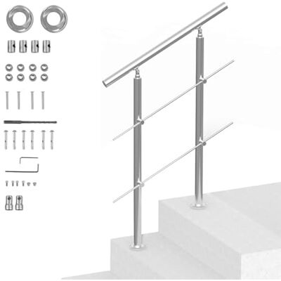 VEVOR SSH-1S-80-2 Rampe Escalier, Blanc VEVOR SSH-1S-80-2 Rampe Escalier, Blanc