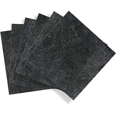 d-c-fix Dalles de sol en PVC Classic Dark Slate – Revêtement de sol autocollant en vinyle pour rénovation de sol – 30,5 cm x 30,5 cm x 1,2 mm – 1 paquet = 11 pièces = 1 m² d-c-fix Dalles de sol en PVC Classic Dark Slate – Revêtement de sol autocollant en vinyle pour rénovation de sol – 30,5 cm x 30,5 cm x 1,2 mm – 1 paquet = 11 pièces = 1 m²