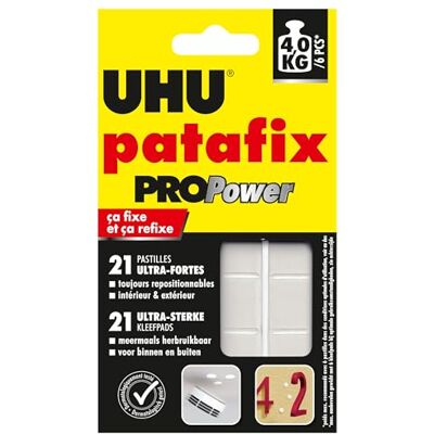 UHU Pâte à fixer patafix PROPower Repositionnable Noir UHU Pâte à fixer patafix PROPower Repositionnable Noir