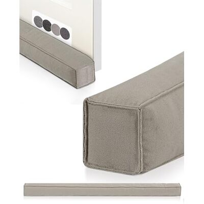 Beautissu Boudin de Porte Isolant d'Entrée 100 cm – Bas de Porte Anti Froid Bruit – Coussin Anti Courant d’Air pour Fenêtre – Coupe Vent Tissu Gris Clair pour Isolation Thermique – Marin Beautissu Boudin de Porte Isolant d'Entrée 100 cm – Bas de Porte Anti Froid Bruit – Coussin Anti Courant d’Air pour Fenêtre – Coupe Vent Tissu Gris Clair pour Isolation Thermique – Marin