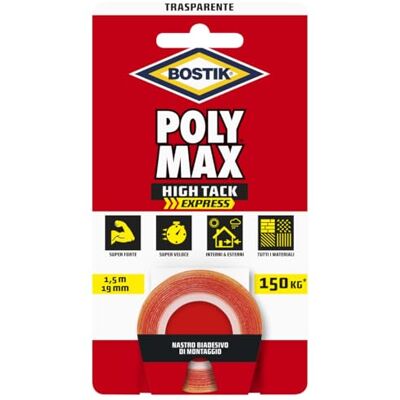 Ruban adhésif Polymax Bostik - Haute adhérence - Fixation rapide Ruban adhésif Polymax Bostik - Haute adhérence - Fixation rapide