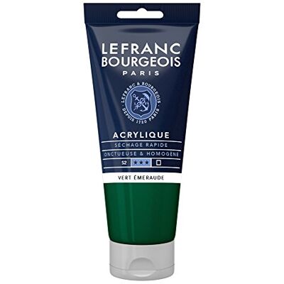 Lefranc Bourgeois 300470 Fine Peinture acrylique Vert oxyde de chrome Tube de 80 ml Peinture acrylique crémeuse à base d'eau Séchage rapide Résistant à la lumière Imperméable Lefranc Bourgeois 300470 Fine Peinture acrylique Vert oxyde de chrome Tube de 80 ml Peinture acrylique crémeuse à base d'eau Séchage rapide Résistant à la lumière Imperméable