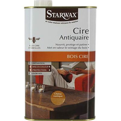 STARWAX Cire antiquaire pâte Chène Moyen 375ml 032069 STARWAX Cire antiquaire pâte Chène Moyen 375ml 032069
