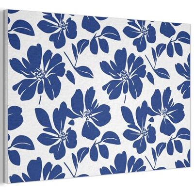 MuchoWow © Panneau Acoustique decoratif Mural Acoustic Panels Feutre Murale 90x60 cm Plaque isolante anti bruit Mur Panneaux Floral Moderne Bleu MuchoWow © Panneau Acoustique decoratif Mural Acoustic Panels Feutre Murale 90x60 cm Plaque isolante anti bruit Mur Panneaux Floral Moderne Bleu