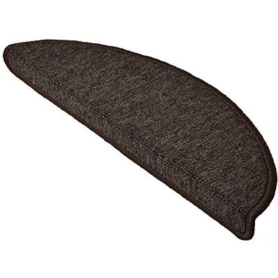 Beautissu Set de 15 Marchettes d'Escalier 55x15 cm ProStair – Protège Escaliers Antidérapant Couture Robuste – Tapis d'Escalier Installation Facile en Marron Foncé Beautissu Set de 15 Marchettes d'Escalier 55x15 cm ProStair – Protège Escaliers Antidérapant Couture Robuste – Tapis d'Escalier Installation Facile en Marron Foncé