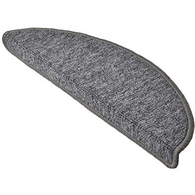 Beautissu Set de 15 Marchettes d'Escalier 55x15 cm ProStair – Protège Escaliers Antidérapant Couture Robuste – Tapis d'Escalier Installation Facile en Gris Beautissu Set de 15 Marchettes d'Escalier 55x15 cm ProStair – Protège Escaliers Antidérapant Couture Robuste – Tapis d'Escalier Installation Facile en Gris