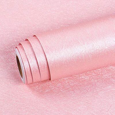 Livelynine Papier Peint Chambre Fille Rose avec Motif Fil de Soie Film Adhésif pour Meuble Chambre Salon Commode Armoire Papier Vinyle Autocollant Amovible Lavable Imperméable de 40CM*2M Livelynine Papier Peint Chambre Fille Rose avec Motif Fil de Soie Film Adhésif pour Meuble Chambre Salon Commode Armoire Papier Vinyle Autocollant Amovible Lavable Imperméable de 40CM*2M