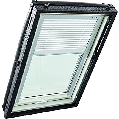 Roto Jalousette ZJA pour fenêtre de toit Rail de guidage en aluminium argenté pour fenêtres de toit Designo R4/R7 et Classic K 43/73 avec taille 054/098 05/09 Couleur : blanc Roto Jalousette ZJA pour fenêtre de toit Rail de guidage en aluminium argenté pour fenêtres de toit Designo R4/R7 et Classic K 43/73 avec taille 054/098 05/09 Couleur : blanc