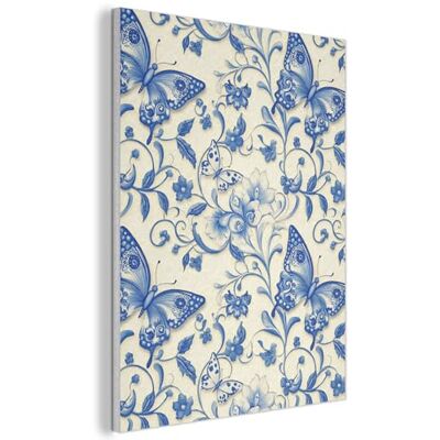 MuchoWow © Panneau Acoustique decoratif Mural Acoustic Panels Feutre Murale 70x100 cm Plaque isolante anti bruit Mur Panneaux Papillons Fleurs Bleu Botanique MuchoWow © Panneau Acoustique decoratif Mural Acoustic Panels Feutre Murale 70x100 cm Plaque isolante anti bruit Mur Panneaux Papillons Fleurs Bleu Botanique