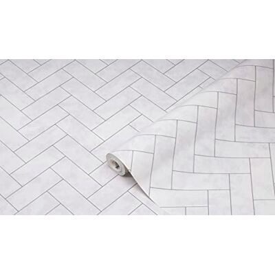 d-c-fix Revêtement mural 3D en vinyle imperméable avec motif chevron métallique 67,5 x 400 cm d-c-fix Revêtement mural 3D en vinyle imperméable avec motif chevron métallique 67,5 x 400 cm