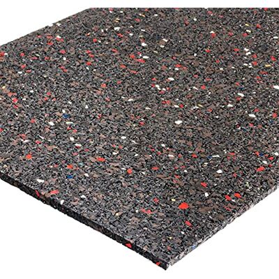 ANRO Tapis de protection de bâtiment, anti-vibration, antidérapant, anti-chute, en caoutchouc, noir, 600 x 400 x 10 mm ANRO Tapis de protection de bâtiment, anti-vibration, antidérapant, anti-chute, en caoutchouc, noir, 600 x 400 x 10 mm